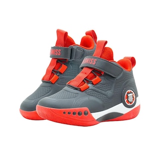 Foto 6 | Foto 6 | Tenis Para Niño K-swiss Deportivo Basket Color Negro Rojo Multicolor