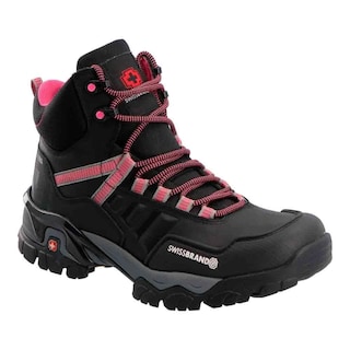 Foto 2 | Foto 2 | Botas Swiss Brand color Negro para Mujer Poliamida para Trabajo Industrial
