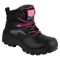 Botas Industriales Exterior Piel Color Negro Para Mujer De Rbmove