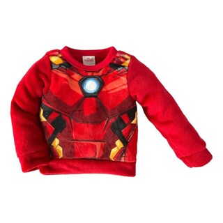 Foto 2 | Foto 2 | Conjunto con Pants Marvel Iron Man Rojo para Niño