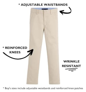 Foto 6 | Foto 6 | Pantalones De Vestir Tommy Hilfiger Para Niños, Mezcla De Sarga, Negros, Talla 16 - Venta Internacional.