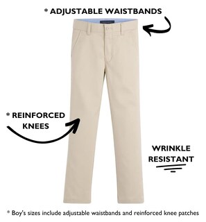 Foto 6 | Foto 6 | Pantalones De Vestir Tommy Hilfiger Para Niños, Mezcla De Sarga, Negros, Talla 18 - Venta Internacional.