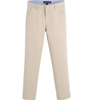 Foto 1 | Foto 1 | Vestido Tommy Hilfiger Para Niños, Mezcla De Sarga, Color Caqui, Talla 4 - Venta Internacional.