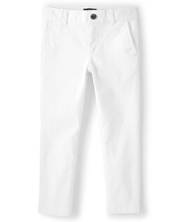 Foto 1 | Foto 1 | Pantalones The Children's Place Skinny Chino De Color Blanco Para Niños De 16 Años - Venta Internacional.