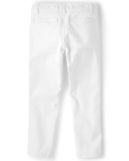 Foto 2 | Foto 2 | Pantalones The Children's Place Skinny Chino De Color Blanco Para Niños De 16 Años - Venta Internacional.