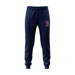 Foto 1 | Foto 1 | Mlb Original Pants, Pantalon Largo De Hombre Boston Red Sox Color Azul Marino Con Logo Al Frente, Talla Grande