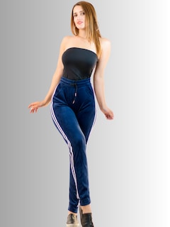 Foto 1 | Foto 1 | Pants Deportivos Pant-010-2 Azul Marino para Mujer