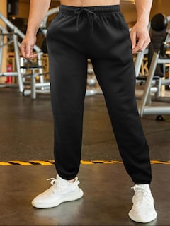Foto 2 | Foto 2 | Jogger Pants Hombre De Felpa Gym Pans Pant-032 Negro Pantalones Cargo Bolsa