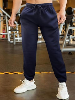 Foto 2 | Foto 2 | Jogger Pants Hombre De Felpa Gym Pans Pant-032 Azul Marino Pantalones Cargo Bolsa