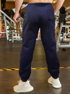 Foto 3 | Foto 3 | Jogger Pants Hombre De Felpa Gym Pans Pant-032 Azul Marino Pantalones Cargo Bolsa