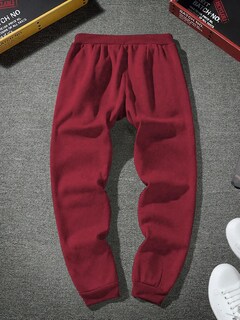 Foto 3 | Foto 3 | Pantalones Deportivos Zaful Estampados Para Hombre, Casuales, Color Rojo Flameado - Venta Internacional.