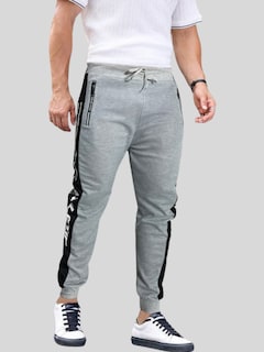 Foto 2 | Foto 2 | Jogger Pants Hombre De Felpa Gym Pans Pant-049 Gris Claro Athl Pantalones Cargo Bolsa