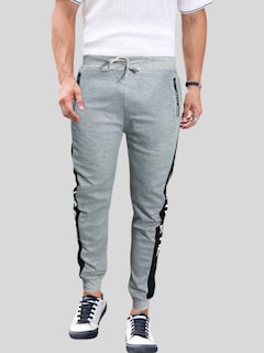 Foto 3 | Foto 3 | Jogger Pants Hombre De Felpa Gym Pans Pant-049 Gris Claro Athl Pantalones Cargo Bolsa
