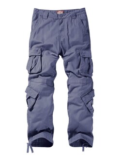 Foto 3 | Foto 3 | Pantalones Cargo Match 3357 Para Hombre Gris Azulado Talla 38 - Venta Internacional.