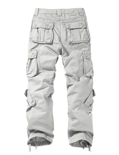 Foto 4 | Foto 4 | Pantalones Cargo Match Wild Para Hombre, Color Gris Claro, Talla 30 - Venta Internacional.