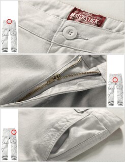 Foto 5 | Foto 5 | Pantalones Cargo Match Wild Para Hombre, Color Gris Claro, Talla 30 - Venta Internacional.