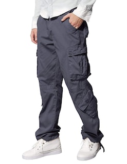 Foto 2 | Foto 2 | Pantalones Cargo Match Wild 6053 Para Hombre, Color Gris, Talla 30 - Venta Internacional.