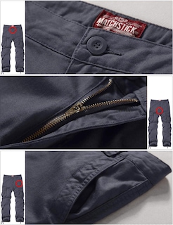 Foto 5 | Foto 5 | Pantalones Cargo Match Wild 6053 Para Hombre, Color Gris, Talla 30 - Venta Internacional.