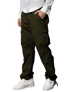 Foto 2 | Foto 2 | Pantalones Cargo Match Wild Para Hombre, Color Verde Militar, Talla 44 - Venta Internacional.