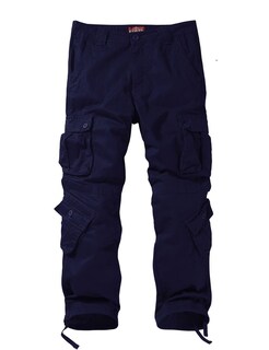 Foto 3 | Foto 3 | Pantalones Cargo Match 3357 Azul Violáceo Para Hombre, Talla 36 - Venta Internacional.