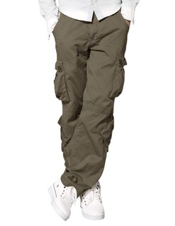 Foto 1 | Foto 1 | Pantalones Cargo Match Wild Para Hombre, Color Caqui Claro, Talla 32 - Venta Internacional.
