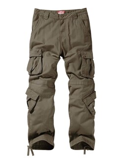 Foto 3 | Foto 3 | Pantalones Cargo Match Wild Para Hombre, Color Caqui Claro, Talla 32 - Venta Internacional.