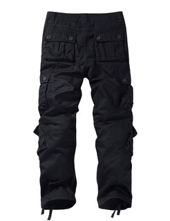 Foto 4 | Foto 4 | Pantalones Cargo Match Wild Para Hombre De Algodón Gris Oscuro, Talla 36 - Venta Internacional.