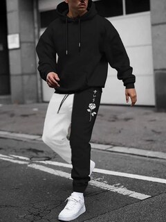 Foto 2 | Foto 2 | Pantalones Deportivos Zaful Estampados Para Hombre, Casuales, Xxl - Venta Internacional.