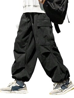 Foto 1 | Foto 1 | Pantalones Zaful De Pana Con Bolsillo Plano Para Hombre Y Mujer - Venta Internacional.