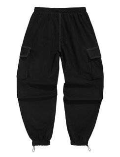 Foto 2 | Foto 2 | Pantalones Cargo Zaful Con Bolsillo Plano En Paracaídas Para Hombre Y Mujer - Venta Internacional.