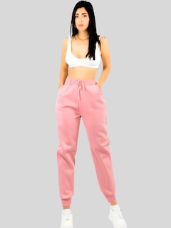 Foto 2 | Foto 2 | Pants Mujer Jogger De Dama Cargo Pantalón Casual Jogger Dama Material Aterciopelado Pant-051 Rosa Patalones De Chandal