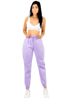 Foto 1 | Foto 1 | Pants Mujer Jogger De Dama Cargo Pantalón Casual Jogger Dama Material Aterciopelado Pant-051 Lila Patalones De Chandal