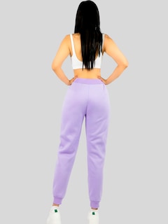 Foto 3 | Foto 3 | Pants Mujer Jogger De Dama Cargo Pantalón Casual Jogger Dama Material Aterciopelado Pant-051 Lila Patalones De Chandal