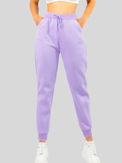 Foto 6 | Foto 6 | Pants Mujer Jogger De Dama Cargo Pantalón Casual Jogger Dama Material Aterciopelado Pant-051 Lila Patalones De Chandal