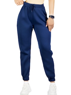 Foto 1 | Foto 1 | Pants Mujer Jogger De Dama Cargo Pantalón Casual Jogger Dama Material Aterciopelado Pant-055 Marino Patalones De Chandal Felpa