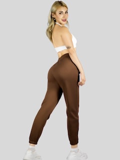 Foto 5 | Foto 5 | Pants Mujer Jogger De Dama Cargo Pantalón Casual Jogger Dama Material Aterciopelado Pant-055 Cafe Patalones De Chandal Felpa
