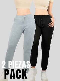 Foto 5 | Foto 5 | Pack De 2 Pants De Mujer Pantalones Anchos Casual O Elgante Pant-046-px2 Variedad De Colores Pans Stretch