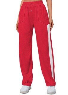 Foto 2 | Foto 2 | Pants Jogger Shendy Vendy Rojos Deportivos Slim Fit Casuales para Mujer