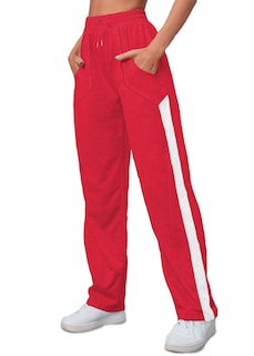 Foto 4 | Foto 4 | Pants Jogger Shendy Vendy Rojos Deportivos Slim Fit Casuales para Mujer