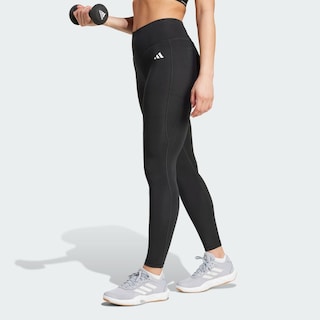Foto 4 | Foto 4 | Mallas Largo Completo Optime Essentials Stash Pocket Adidas Negro Mujer