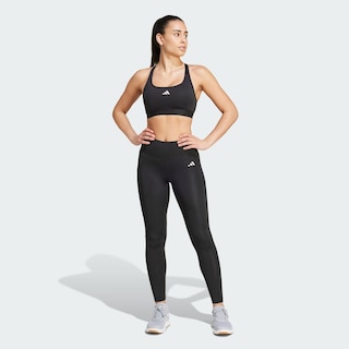Foto 6 | Foto 6 | Mallas Largo Completo Optime Essentials Stash Pocket Adidas Negro Mujer