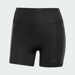 Foto 3 | Foto 3 | Mallas Cortas 1/4 Optime 3 Franjas Corte Alto Adidas Negro Mujer