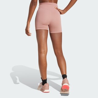 Foto 4 | Foto 4 | Mallas Cortas 1/4 Optime 3 Franjas Adidas Rosa Mujer