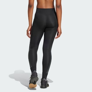 Foto 4 | Foto 4 | Mallas Optime 3 Franjas Largo Completo Corte Alto Adidas Negras para Mujer