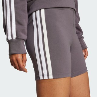 Foto 4 | Foto 4 | Biker Shorts Essentials 3 Franjas Corte Alto Adidas Multi Mujer