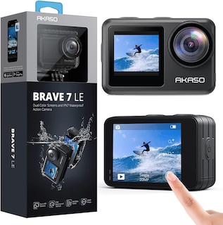Foto 1 | Foto 1 | Cámara De Acción Akaso Brave 7 Le, 4k, 30 Fps, Pantalla Táctil Wifi De 20 Mp - Venta Internacional.
