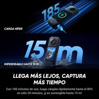 Foto 8 | Foto 8 | Cámara De Acción Insta360 X5 Standard Bundle 8k 360° Impermeable