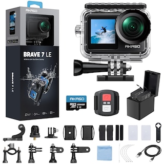 Foto 1 | Foto 1 | Cámara De Acción Akaso Brave 7 Le 4k 30 Fps 20 Mp Resistente Al Agua 40 M - Venta Internacional.
