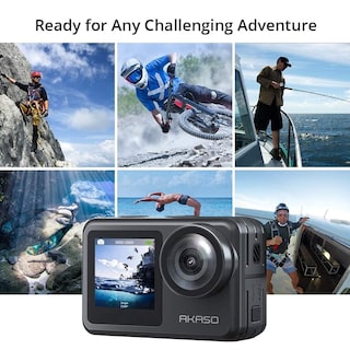 Foto 7 | Foto 7 | Cámara De Acción Akaso Brave 7 Le 4k 30 Fps 20 Mp Resistente Al Agua 40 M - Venta Internacional.