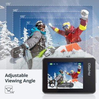 Foto 6 | Foto 6 | Cámara De Acción Akaso Brave 7 4k30 Fps De 20 Mp Con Tarjeta De Memoria De 256 Gb - Venta Internacional.